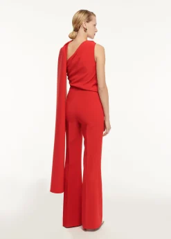 Ready To Wear|Ready To Wear Roland Mouret Asymmetric Crepe Jumpsuit