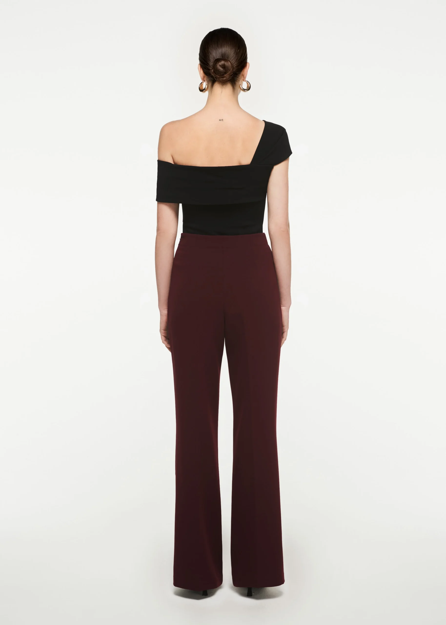Ready To Wear|Ready To Wear Roland Mouret Asymmetric Stretch Cady Top Black