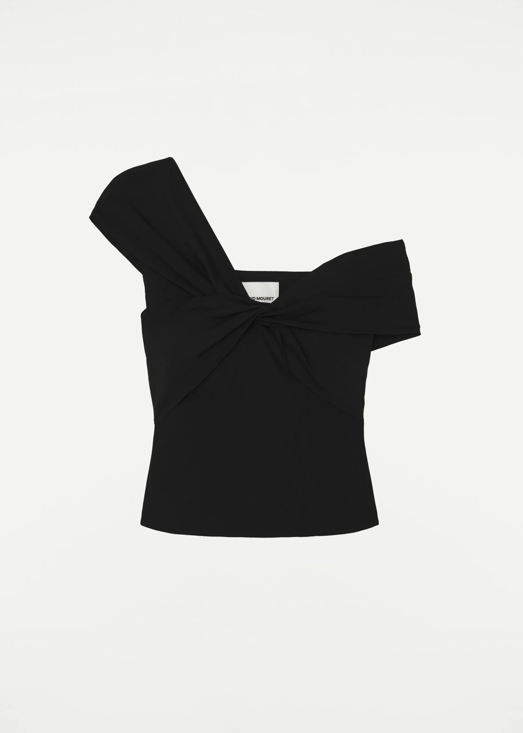 Ready To Wear|Ready To Wear Roland Mouret Asymmetric Stretch Cady Top Black