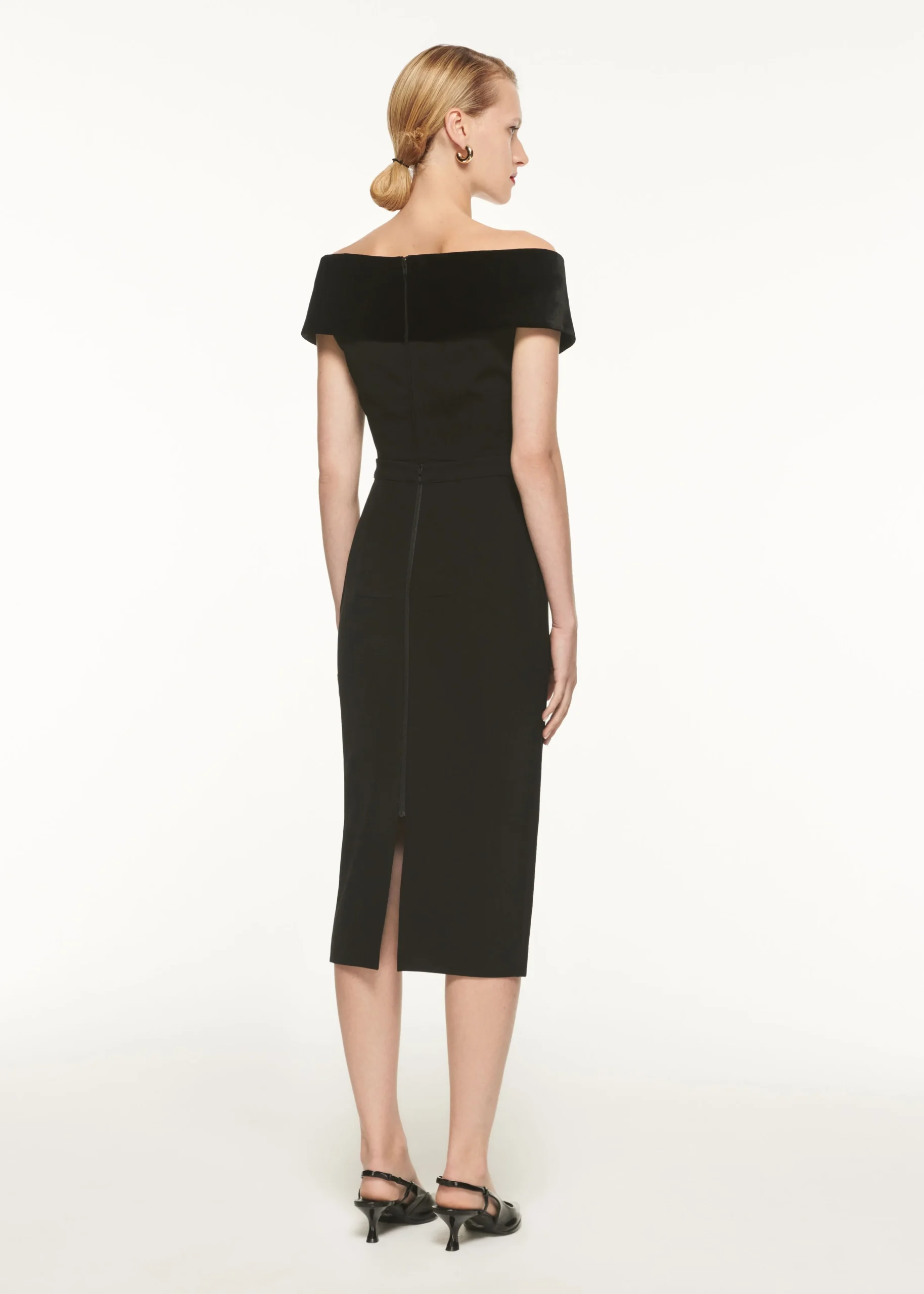 Ready To Wear Roland Mouret Crepe Midi Skirt