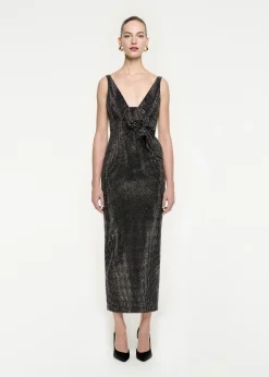 Ready To Wear Roland Mouret Diamante Maxi Dress Black