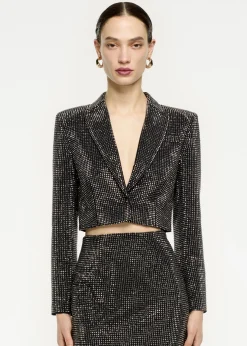 Ready To Wear|Ready To Wear Roland Mouret Diamante Maxi Skirt Black