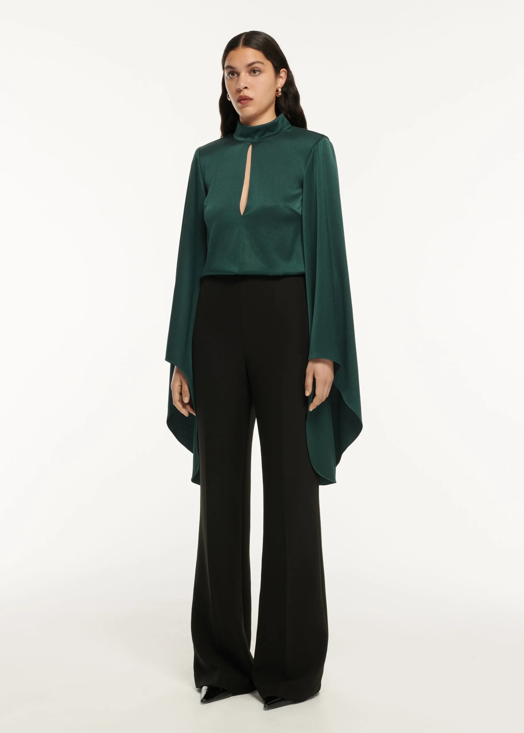 Ready To Wear|Ready To Wear Roland Mouret High Waisted Cady Trouser Black