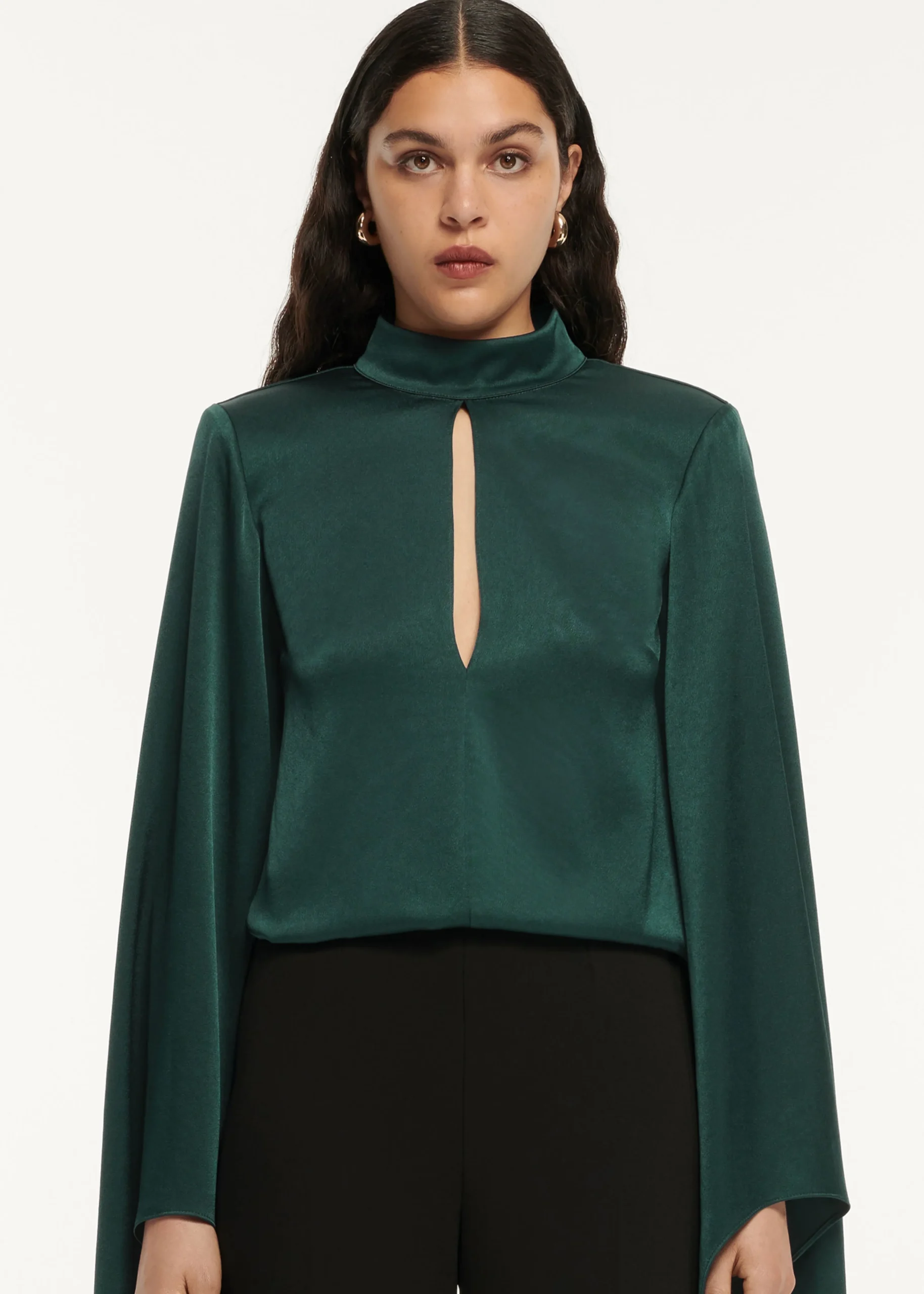 Ready To Wear|Ready To Wear Roland Mouret High Waisted Cady Trouser Black