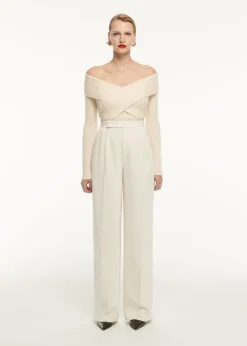 Ready To Wear|Ready To Wear|Ready To Wear Roland Mouret Long Sleeve Cashmere Top