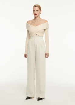 Ready To Wear|Ready To Wear|Ready To Wear Roland Mouret Long Sleeve Cashmere Top