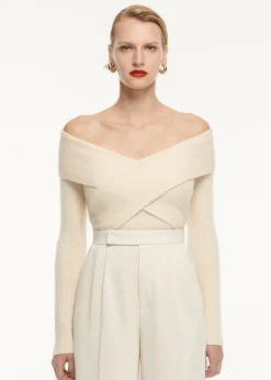 Ready To Wear|Ready To Wear|Ready To Wear Roland Mouret Long Sleeve Cashmere Top