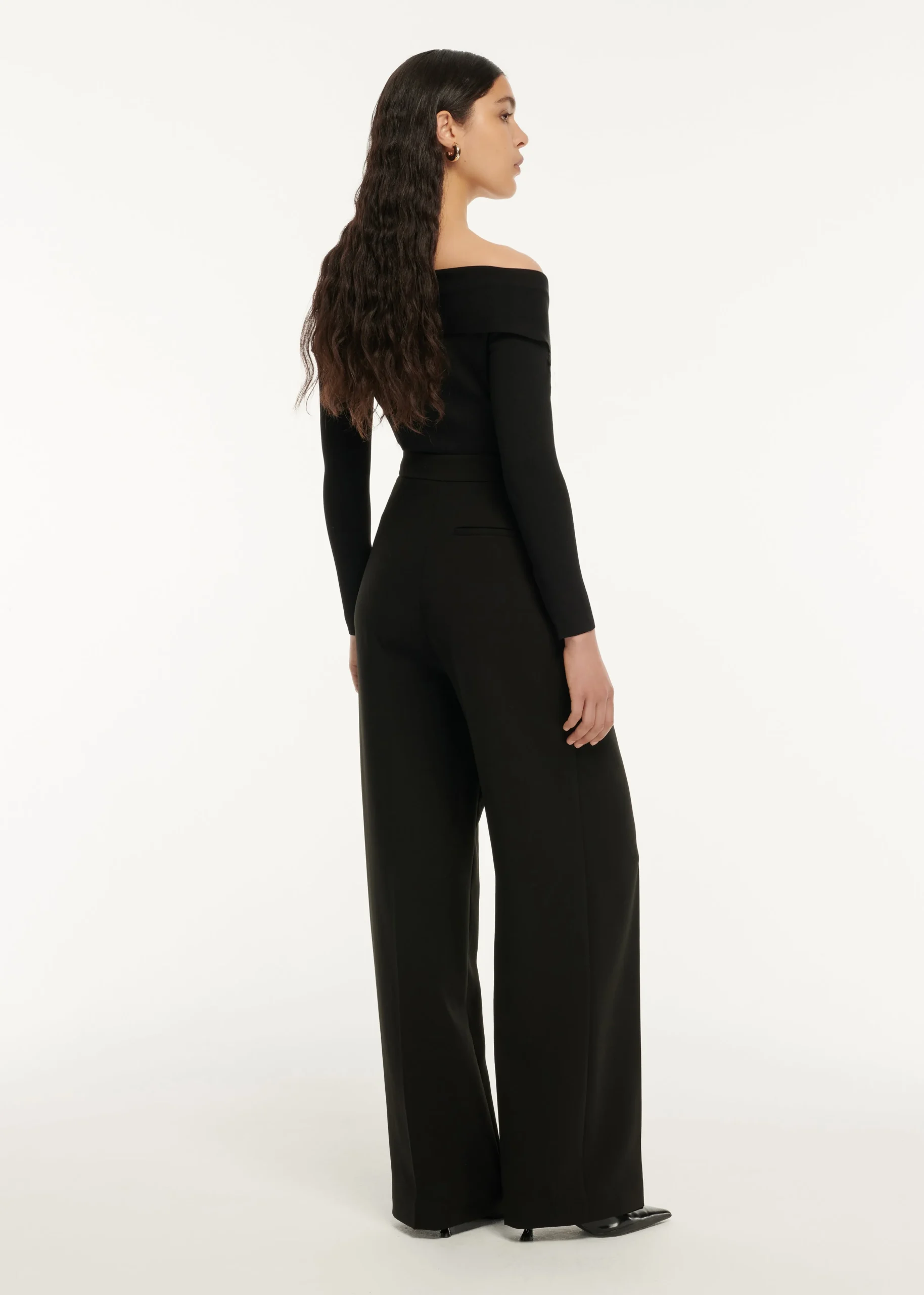Ready To Wear|Ready To Wear|Ready To Wear Roland Mouret Long Sleeve Flat Knit Bodysuit