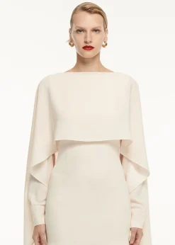 Ready To Wear|Ready To Wear Roland Mouret Long Sleeve Satin Crepe Mini Dress