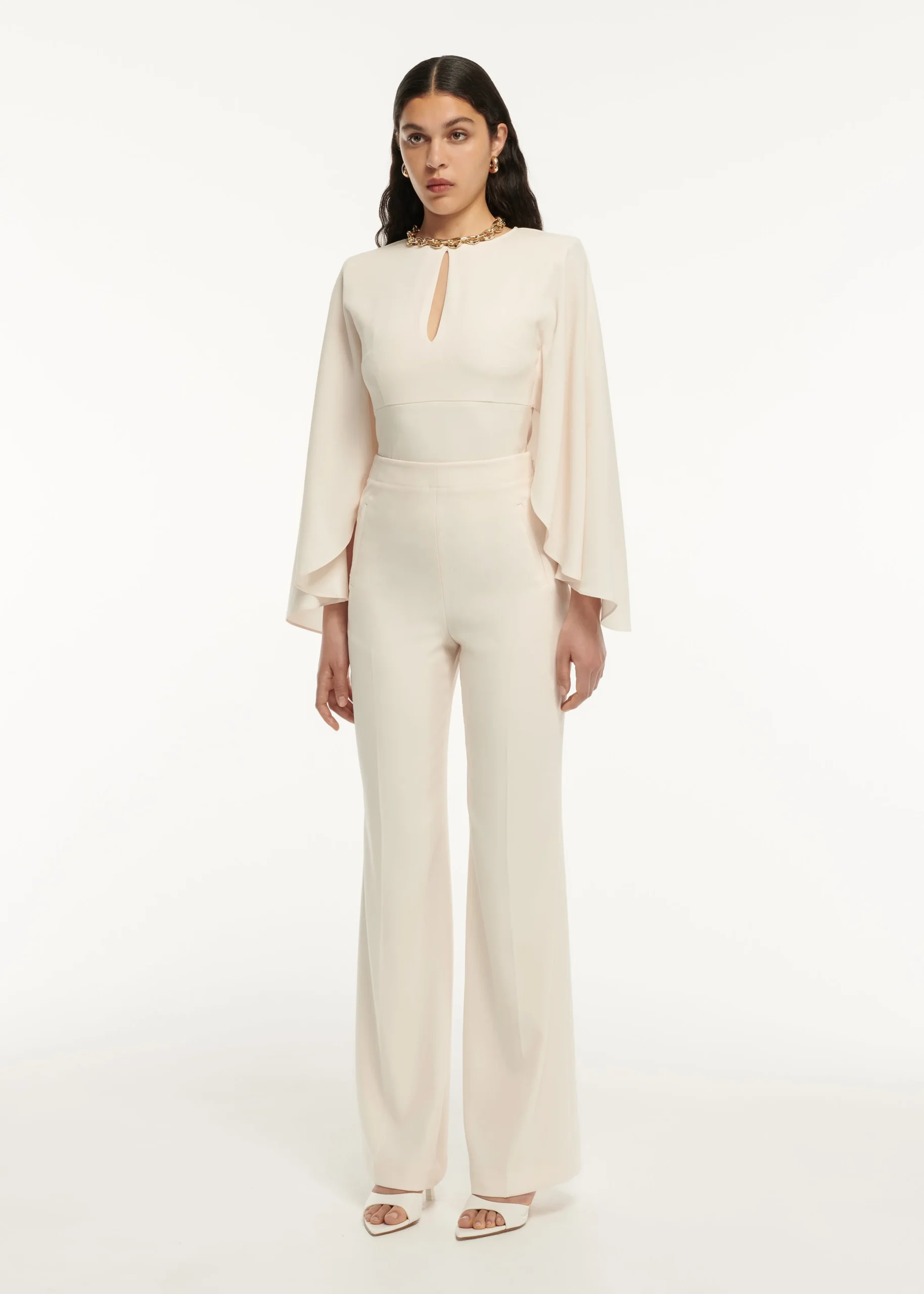 Ready To Wear|Ready To Wear Roland Mouret Long Sleeve Satin Crepe Top