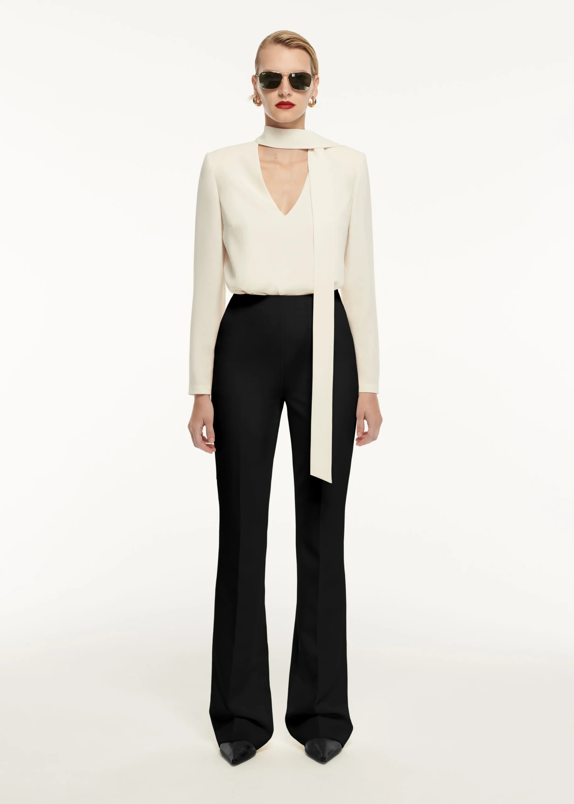 Ready To Wear|Ready To Wear Roland Mouret Long Sleeve Tie Stretch Cady