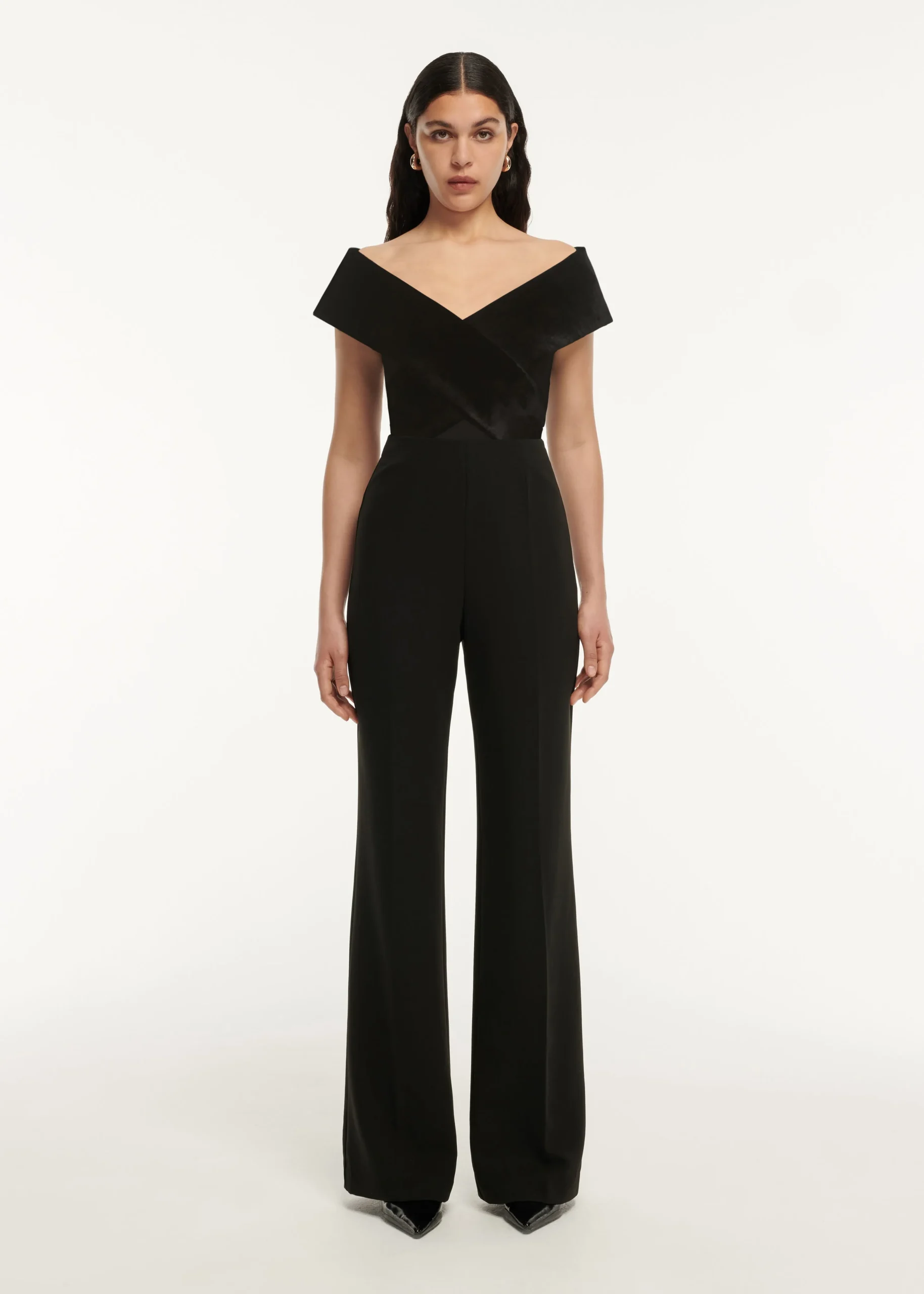 Ready To Wear|Ready To Wear Roland Mouret Off Shoulder Stretch Cady Velvet Top