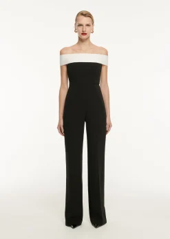 Ready To Wear|Ready To Wear Roland Mouret Off The Shoulder Stretch Cady Jumpsuit