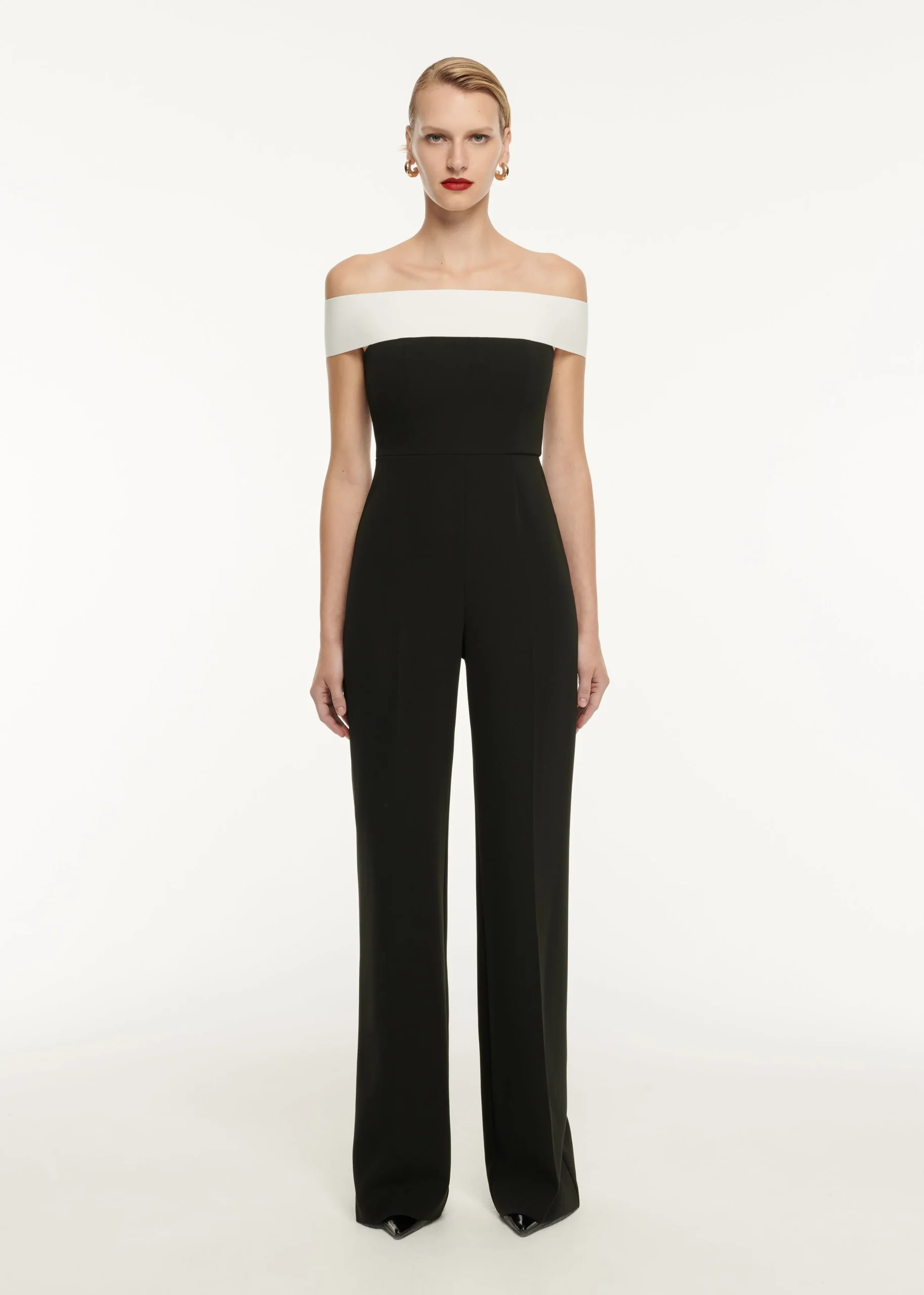 Ready To Wear|Ready To Wear Roland Mouret Off The Shoulder Stretch Cady Jumpsuit