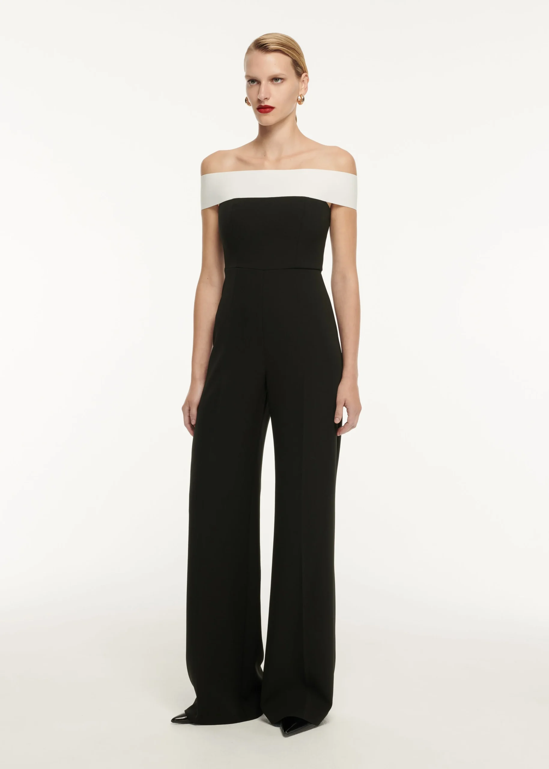 Ready To Wear|Ready To Wear Roland Mouret Off The Shoulder Stretch Cady Jumpsuit