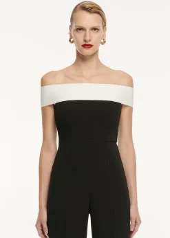 Ready To Wear|Ready To Wear Roland Mouret Off The Shoulder Stretch Cady Jumpsuit