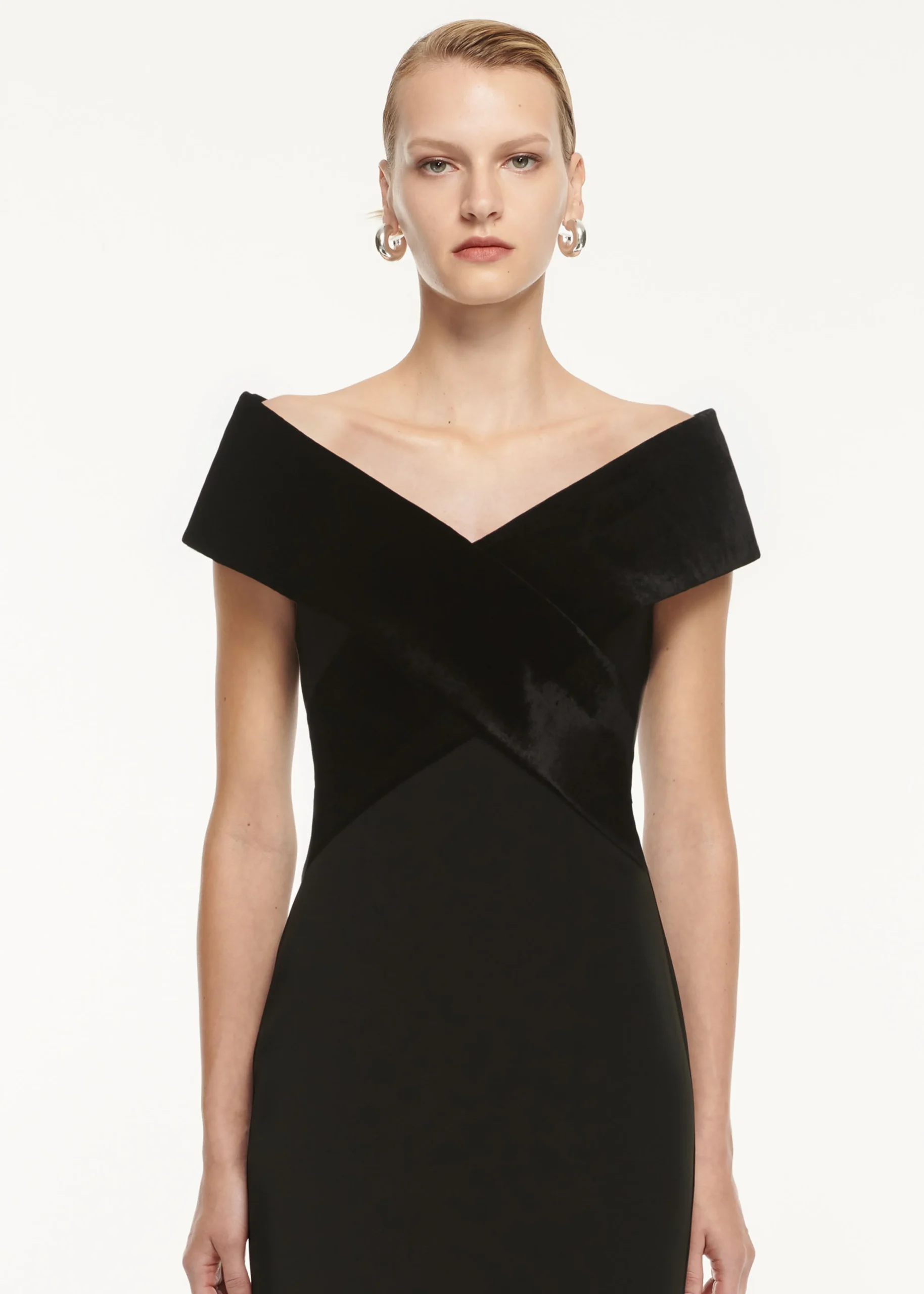 Ready To Wear|Ready To Wear Roland Mouret Off The Shoulder Stretch Cady Maxi Dress