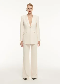 Ready To Wear|Ready To Wear Roland Mouret Satin Crepe Tailored Jacket