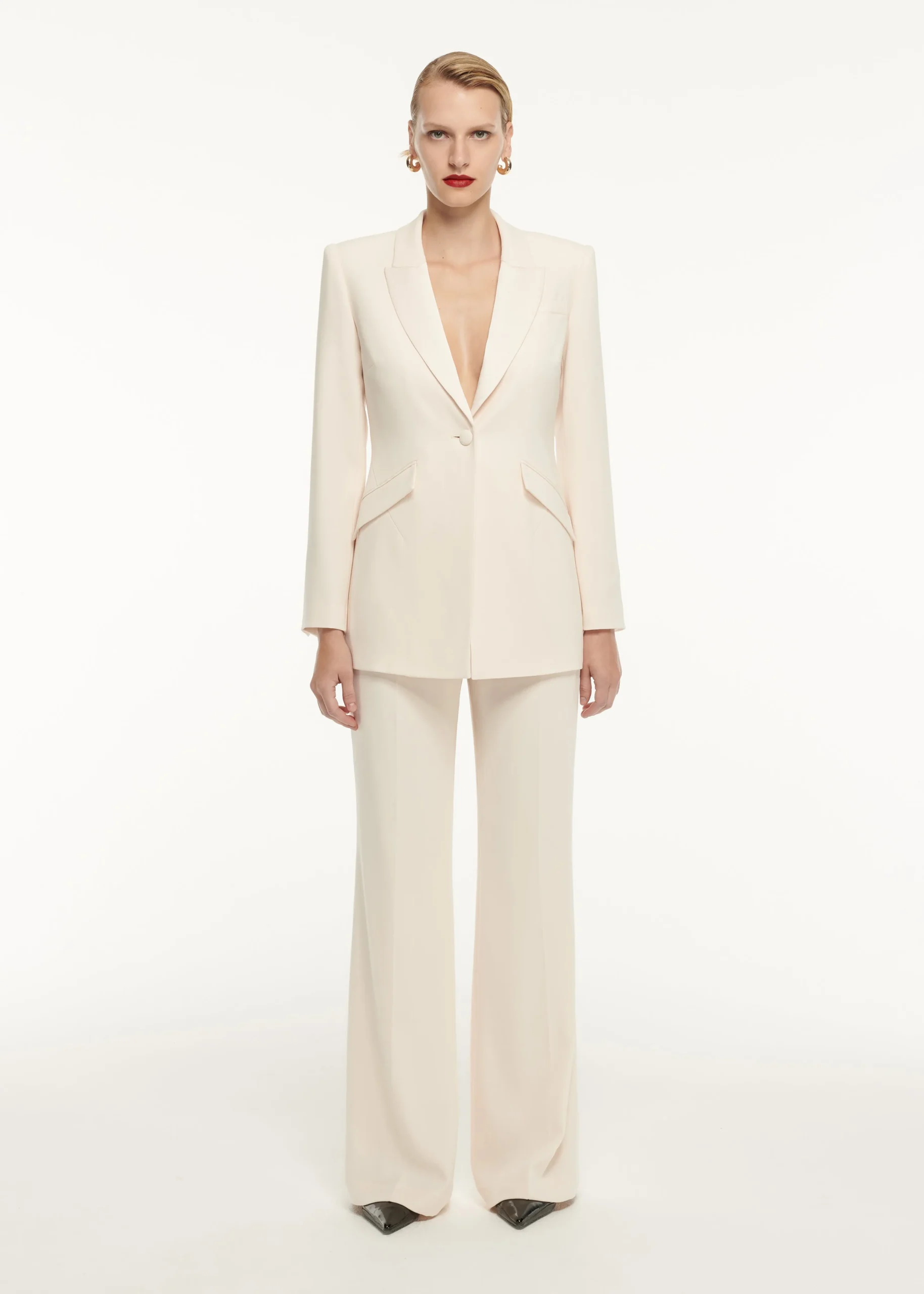 Ready To Wear|Ready To Wear Roland Mouret Satin Crepe Tailored Jacket