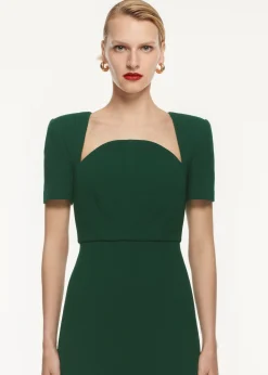 Ready To Wear|Ready To Wear Roland Mouret SHORT SLEEVE MOON MIDI DRESS