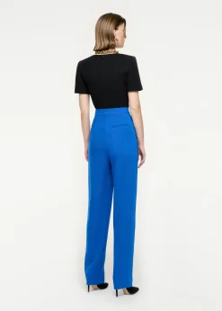 Ready To Wear|Ready To Wear Roland Mouret Short Sleeve Wool Crepe Top Black