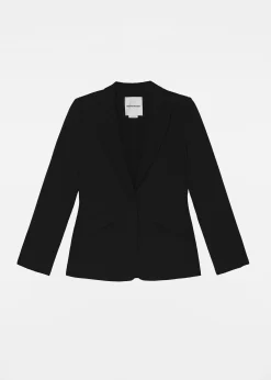 Ready To Wear|Ready To Wear|Ready To Wear Roland Mouret Single Breasted Stretch Cady Blazer Black