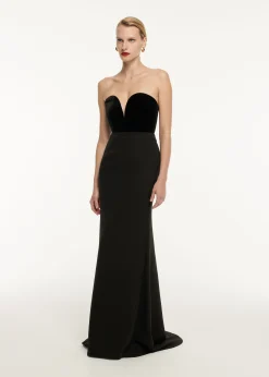Ready To Wear|Ready To Wear Roland Mouret Strapless Velvet Top