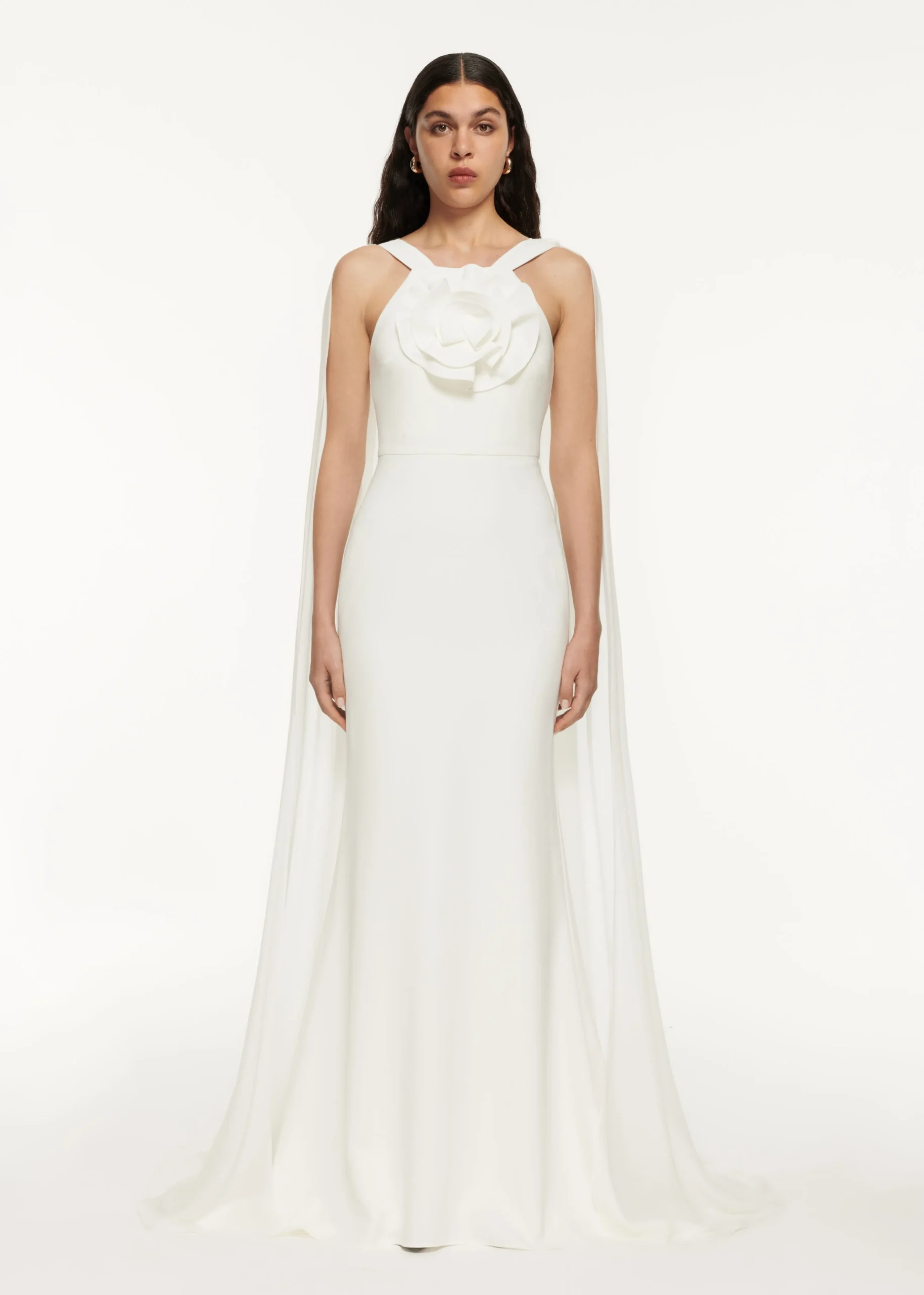 Ready To Wear|Ready To Wear Roland Mouret Stretch Cady Flower Gown