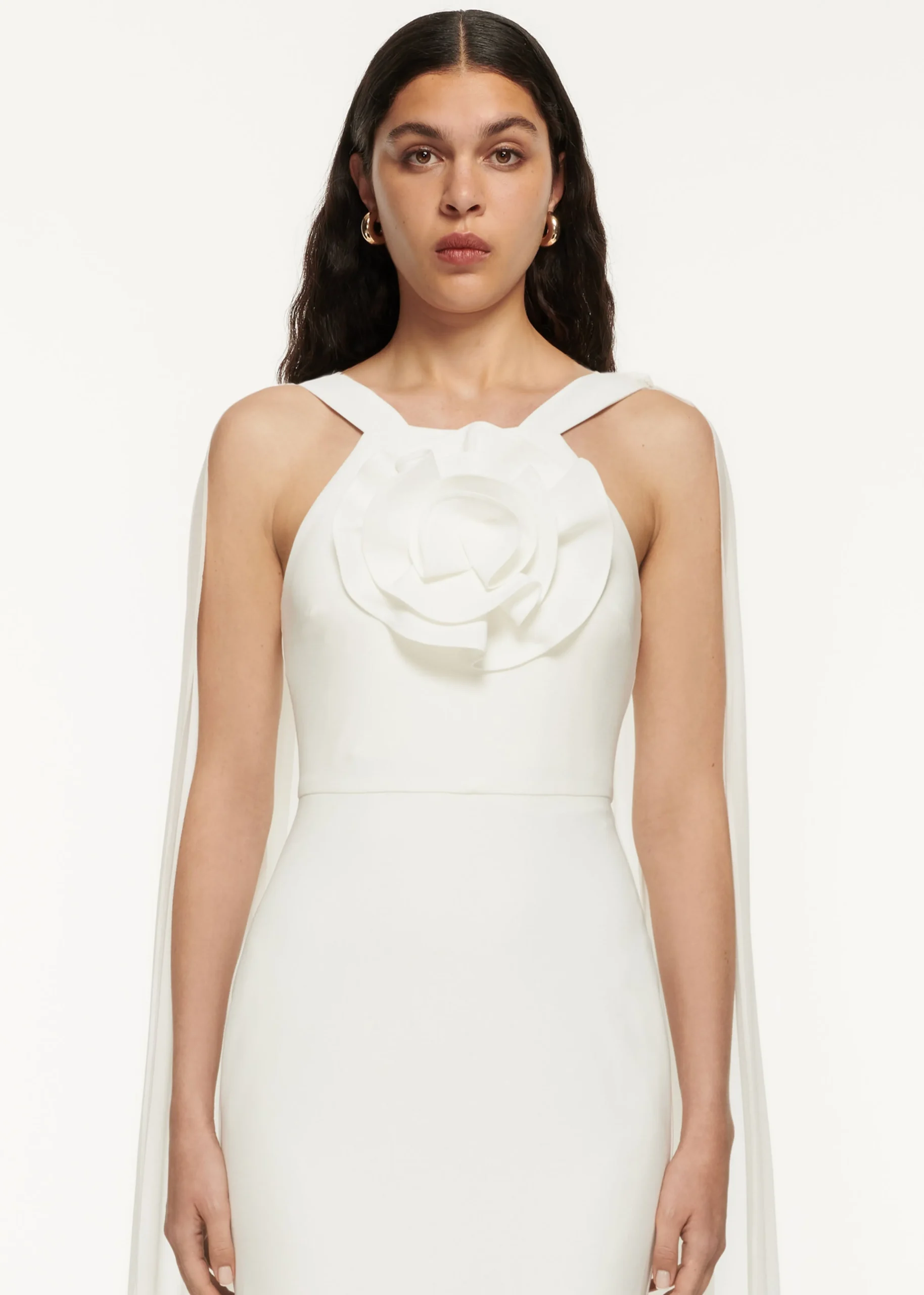 Ready To Wear|Ready To Wear Roland Mouret Stretch Cady Flower Gown