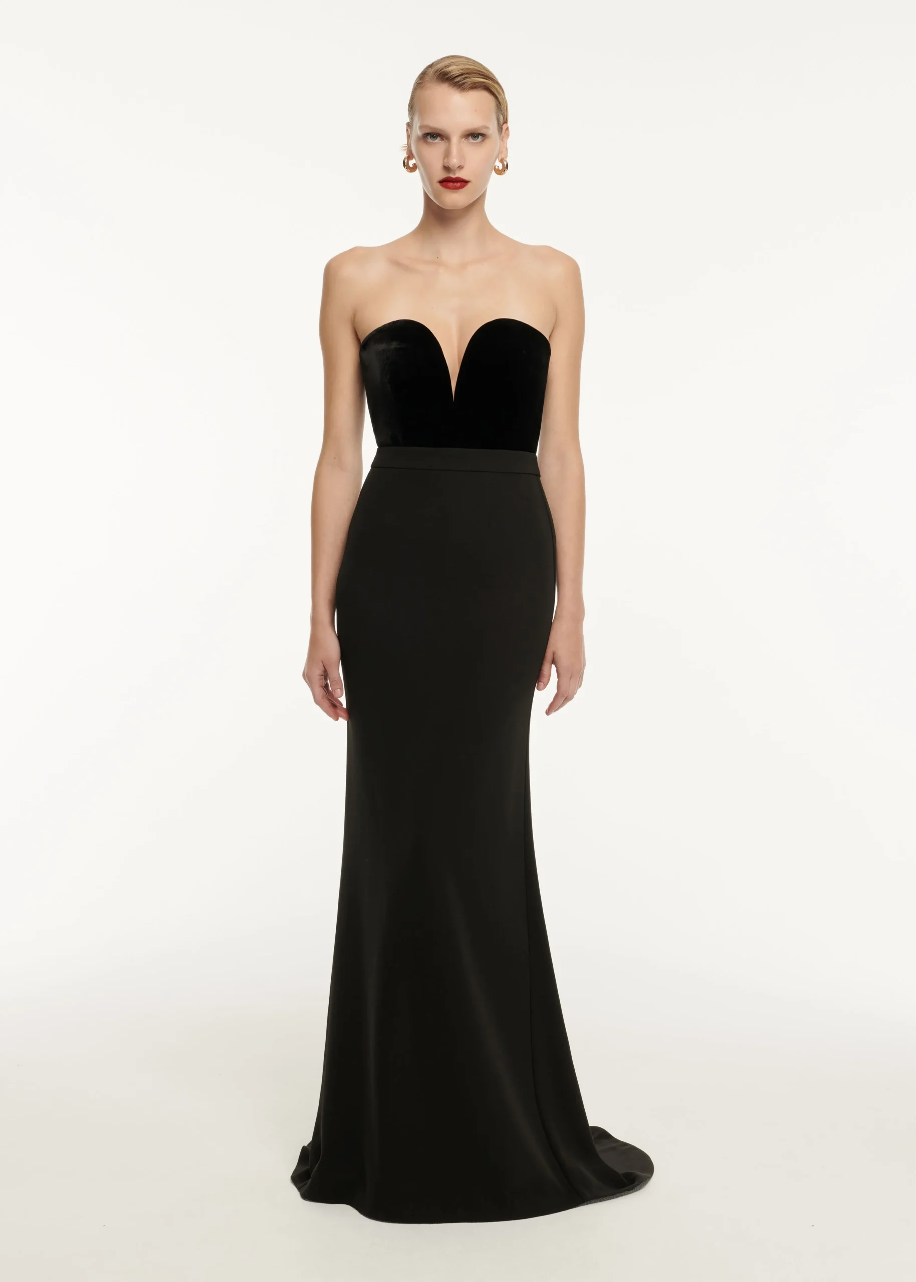 Ready To Wear Roland Mouret Stretch Cady Maxi Skirt