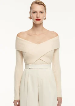 Ready To Wear|Ready To Wear Roland Mouret Wide Leg Stretch Cady Trouser