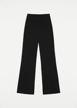 Ready To Wear|Ready To Wear|Ready To Wear Roland Mouret Wide Leg Stretch Cady Trouser Black