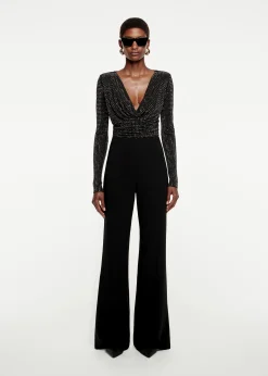 Ready To Wear|Ready To Wear|Ready To Wear Roland Mouret Wide Leg Stretch-Cady Trouser Black