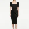 Ready To Wear|Ready To Wear|Ready To Wear Roland Mouret Wool Crepe Midi Skirt Black