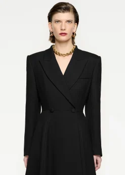 Ready To Wear|Ready To Wear Roland Mouret Wool Twill Coat Black